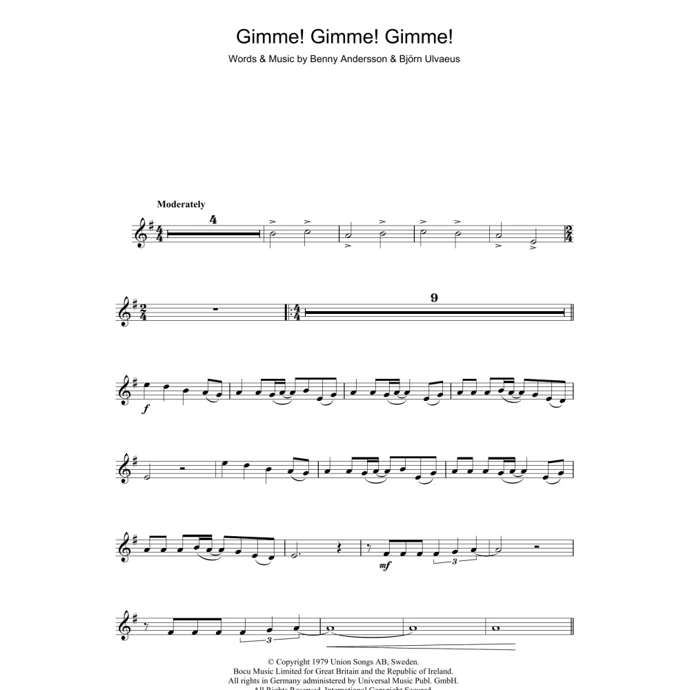 Gimme! Gimme! Gimme! (A Man After Midnight)